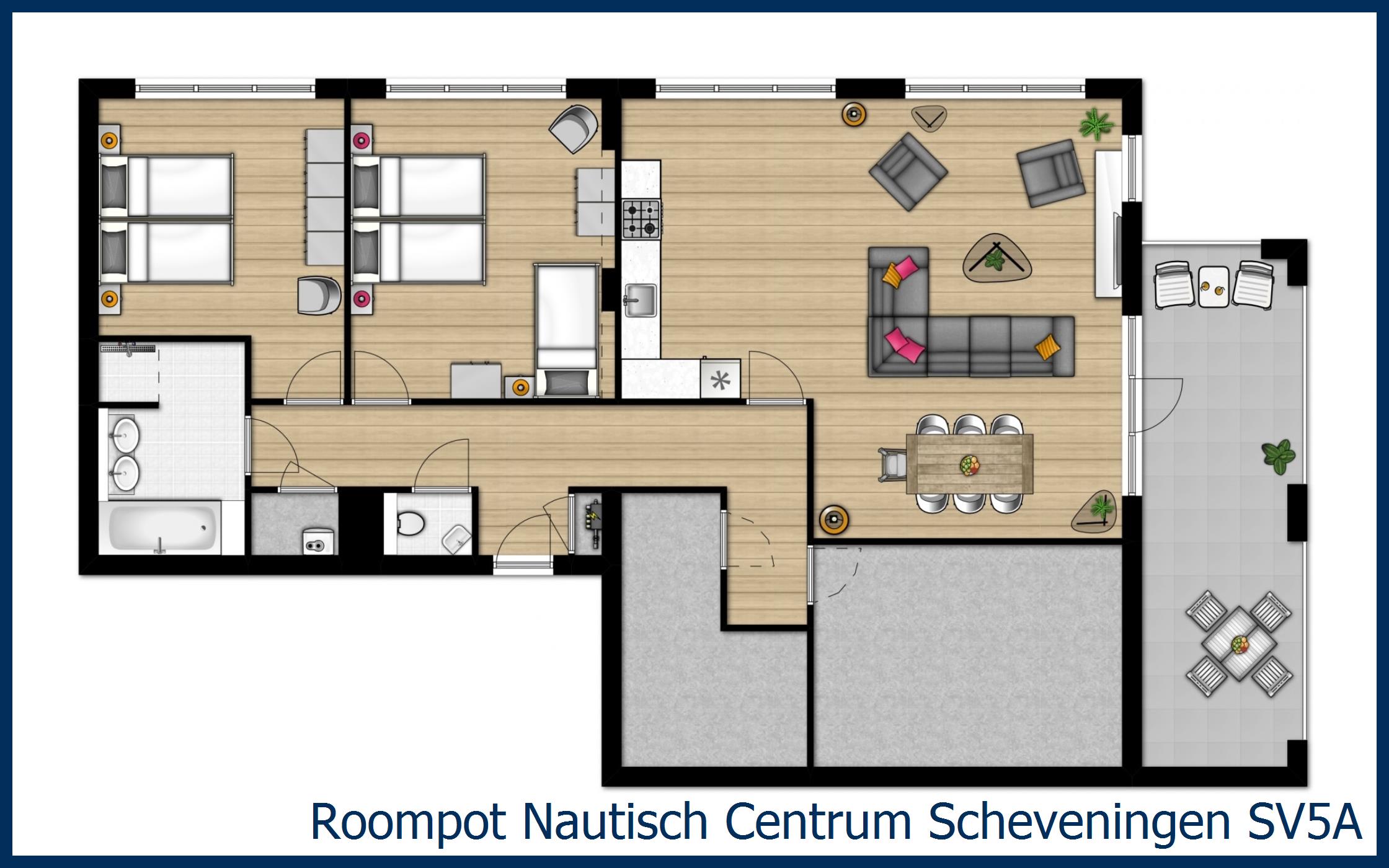 Appartement SV5A à Nautisch Centrum Scheveningen