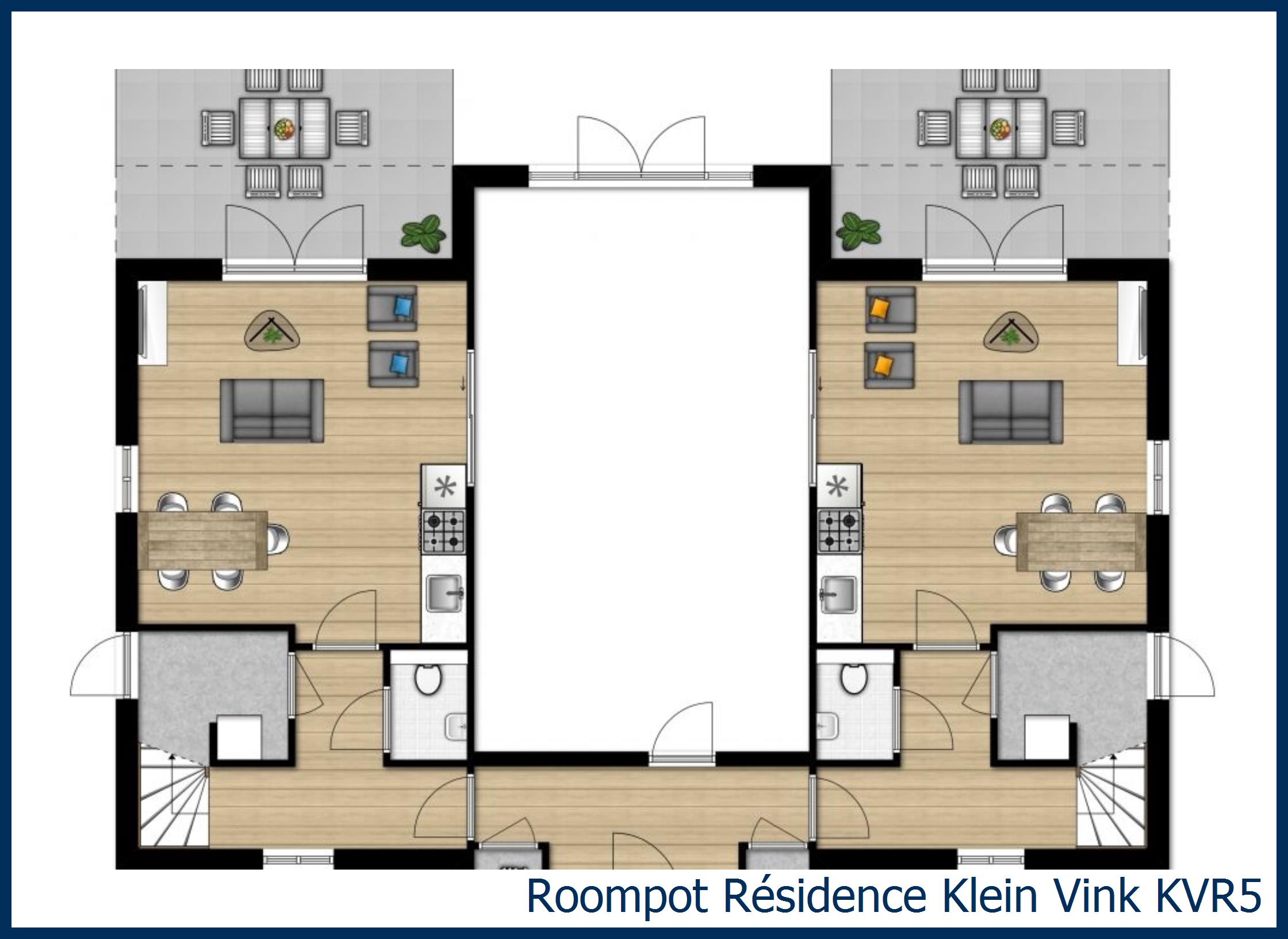 Bungalow KVR5 à Résidence Klein Vink