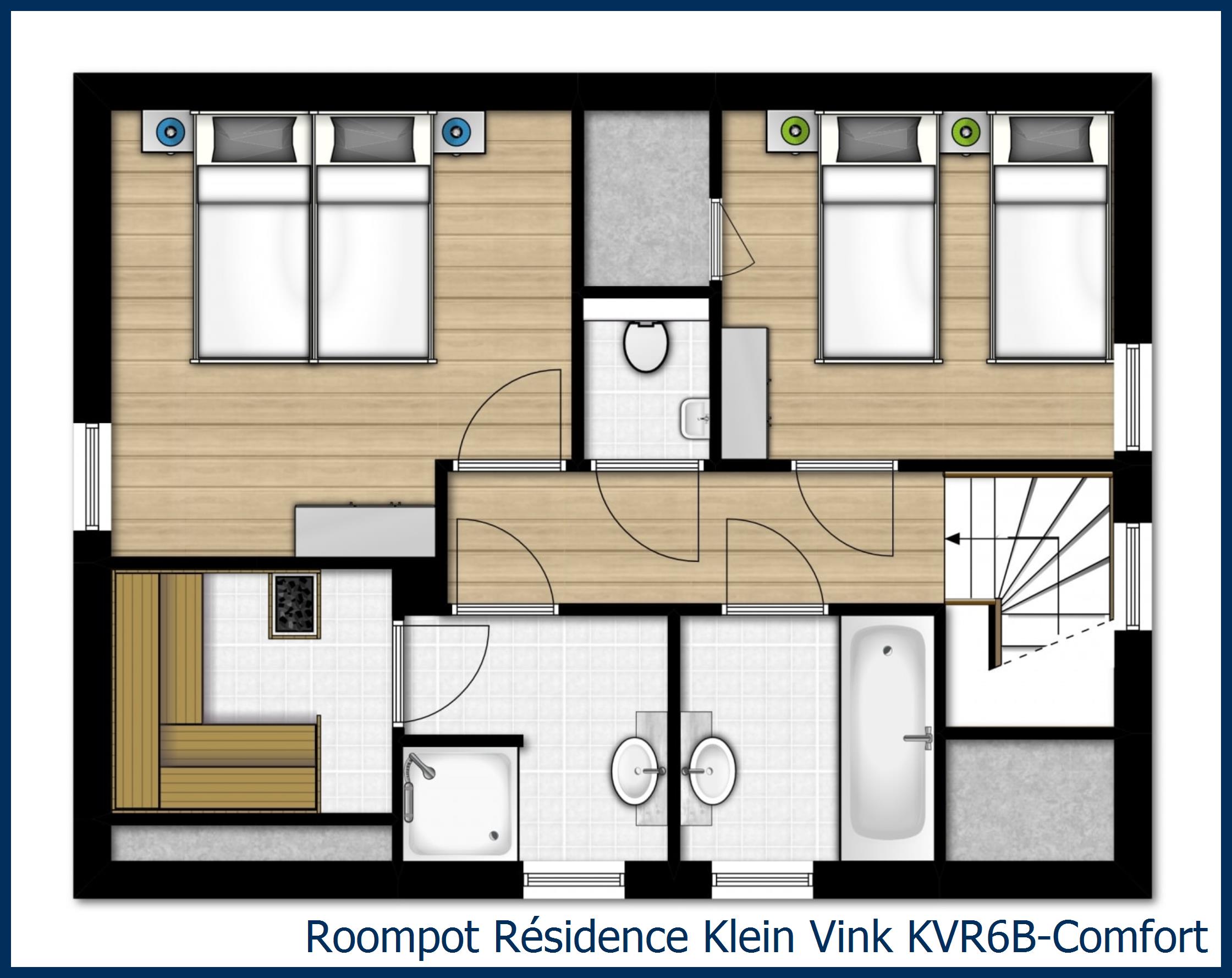 Villa KVR6B-Comfort à Résidence Klein Vink