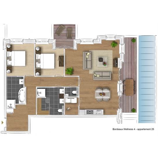 Bordeaux Wellness 4 in Résidence Wijngaerde