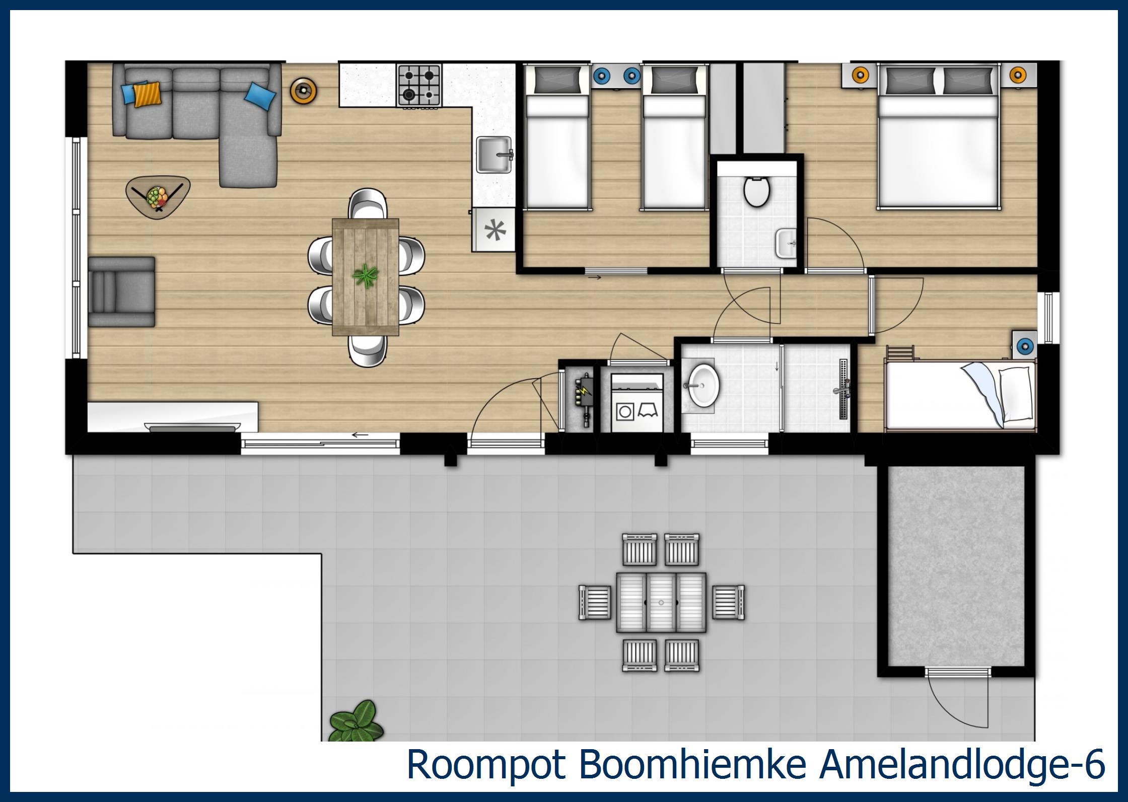 Lodge Amelandlodge-6 à Boomhiemke
