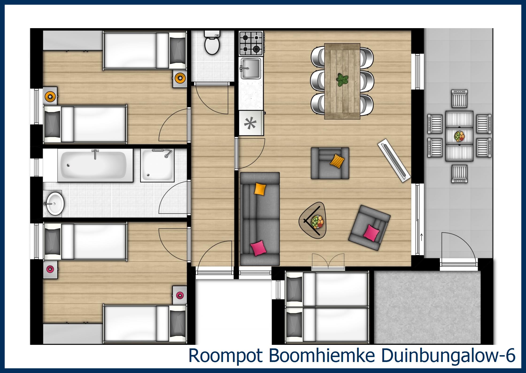 Bungalow Duin-6 à Boomhiemke