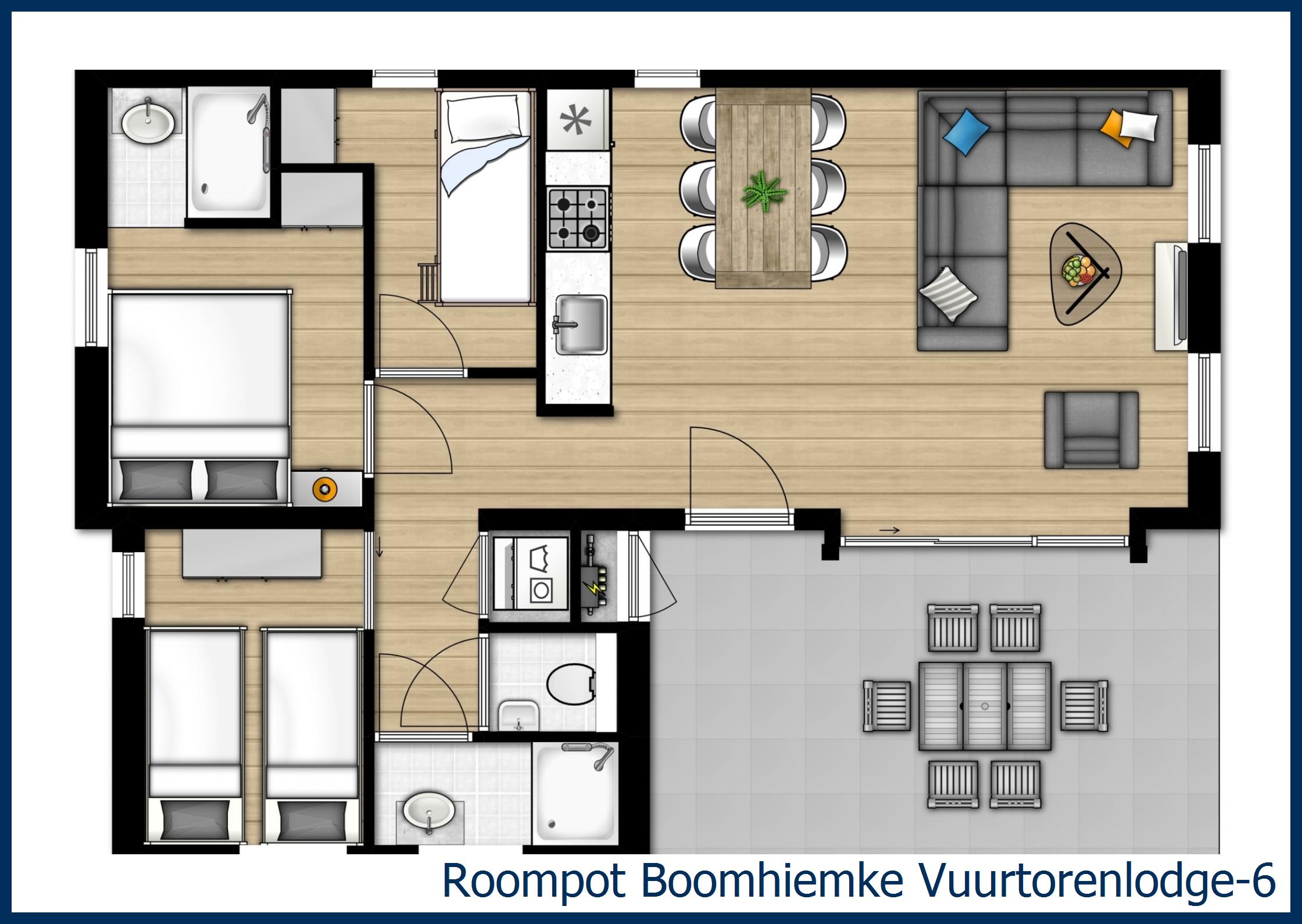 Lodge Vuurtorenlodge-6 à Boomhiemke