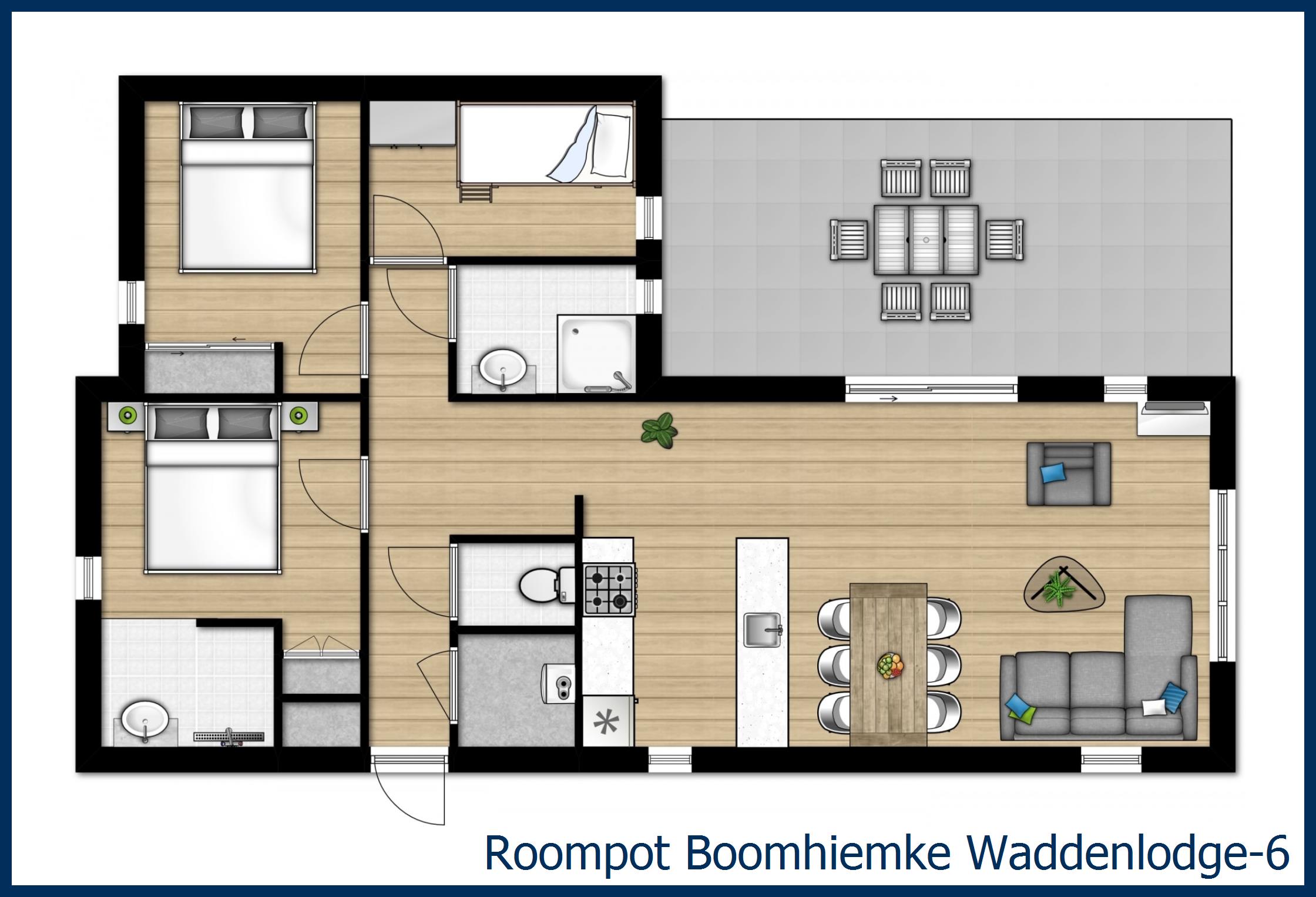 Lodge Waddenlodge-6 à Boomhiemke