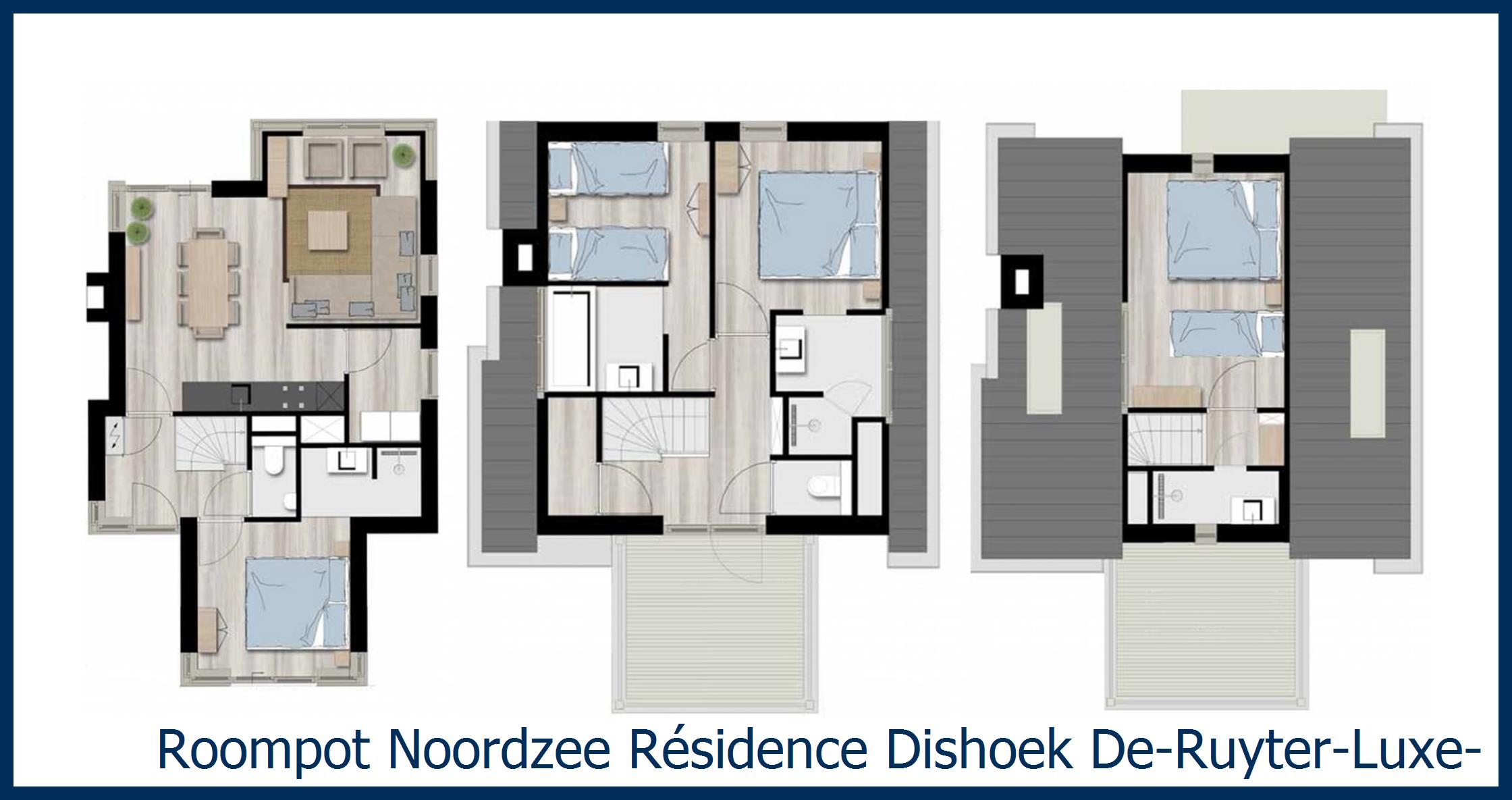 Villa De-Ruyter-Luxe-9 in Noordzee Résidence Dishoek