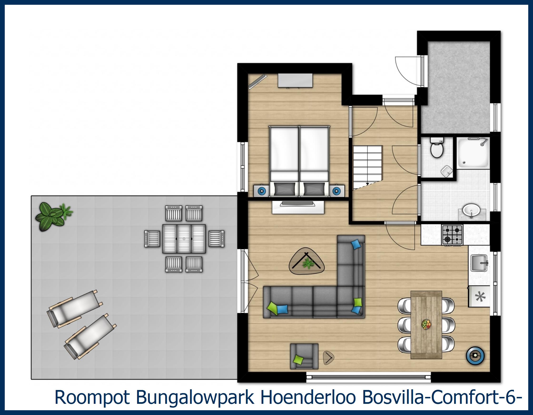 Bungalow Bosvilla-Comfort-6-7 à Hoenderloo