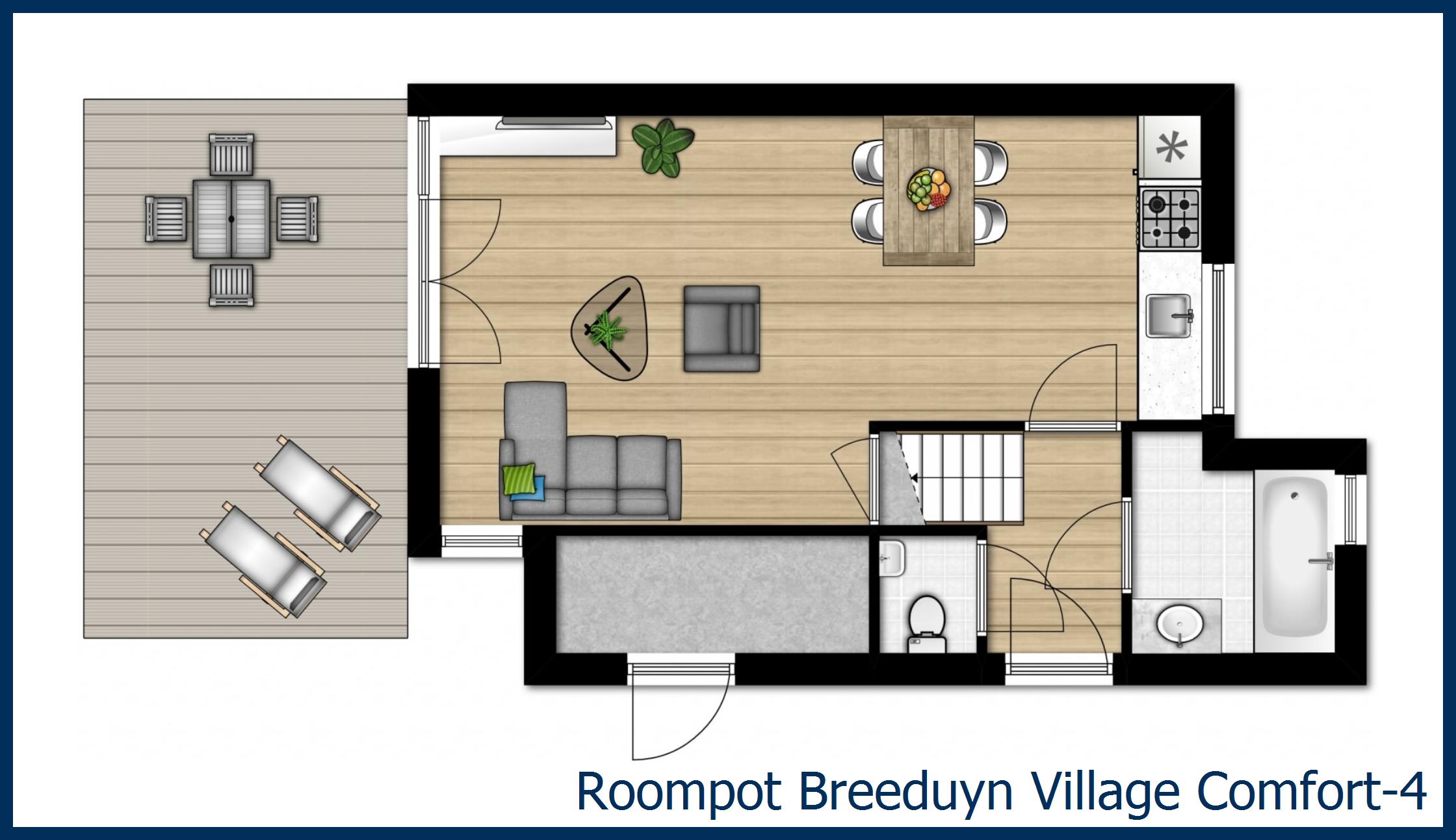 Bungalow Comfort-4 à Breeduyn Village