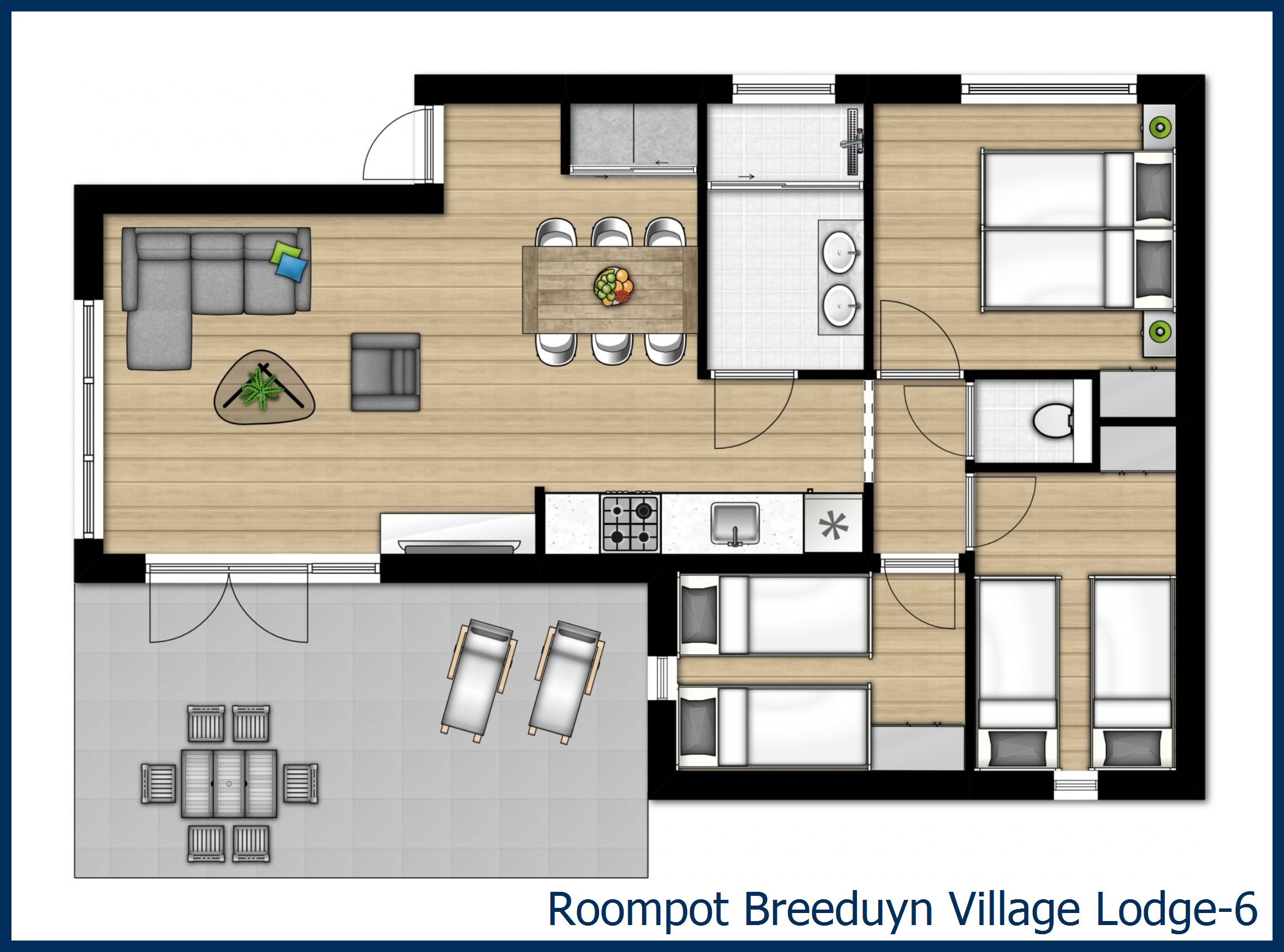 Lodge Lodge-6 à Breeduyn Village