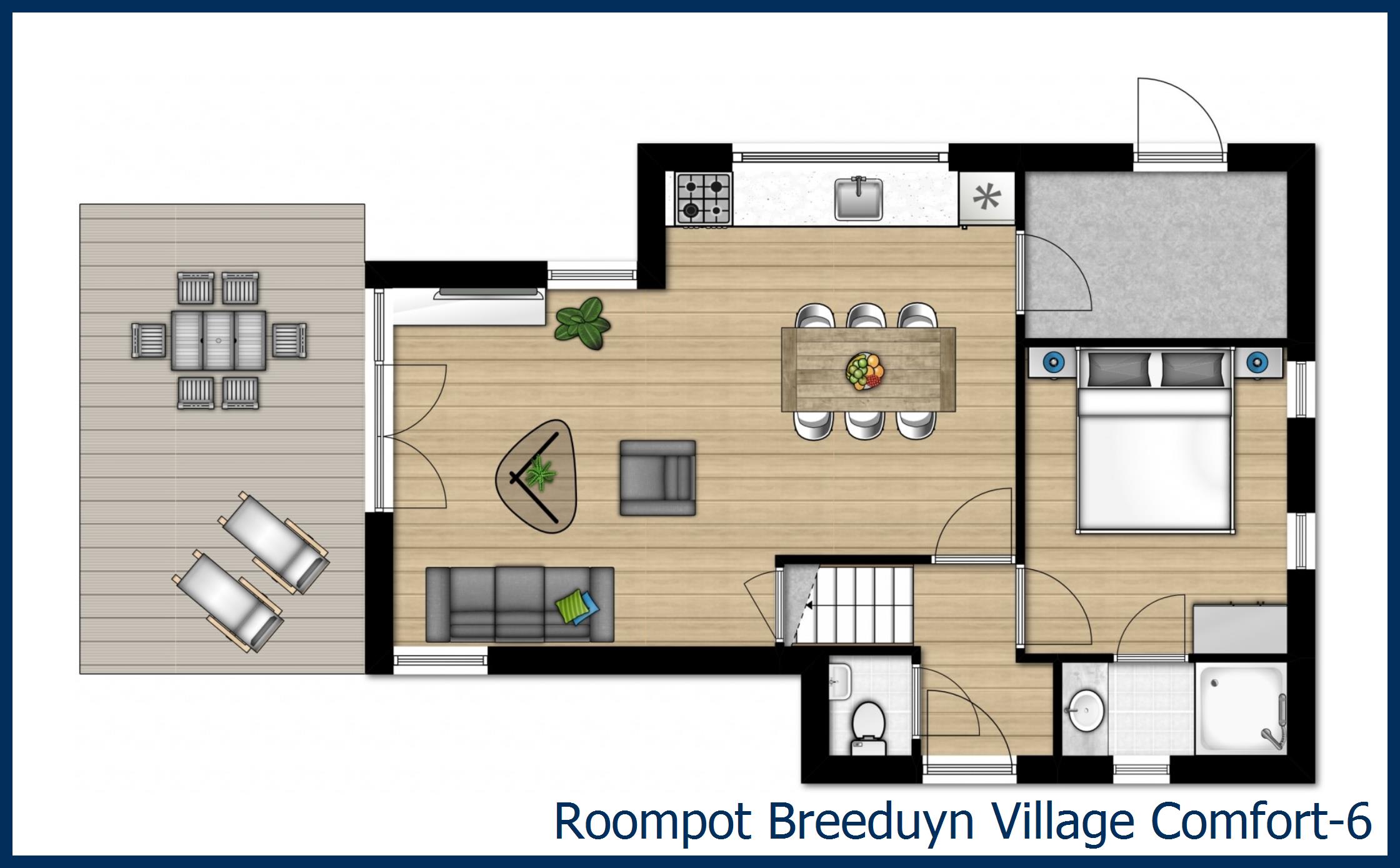 Bungalow Comfort-6 in Breeduyn Village