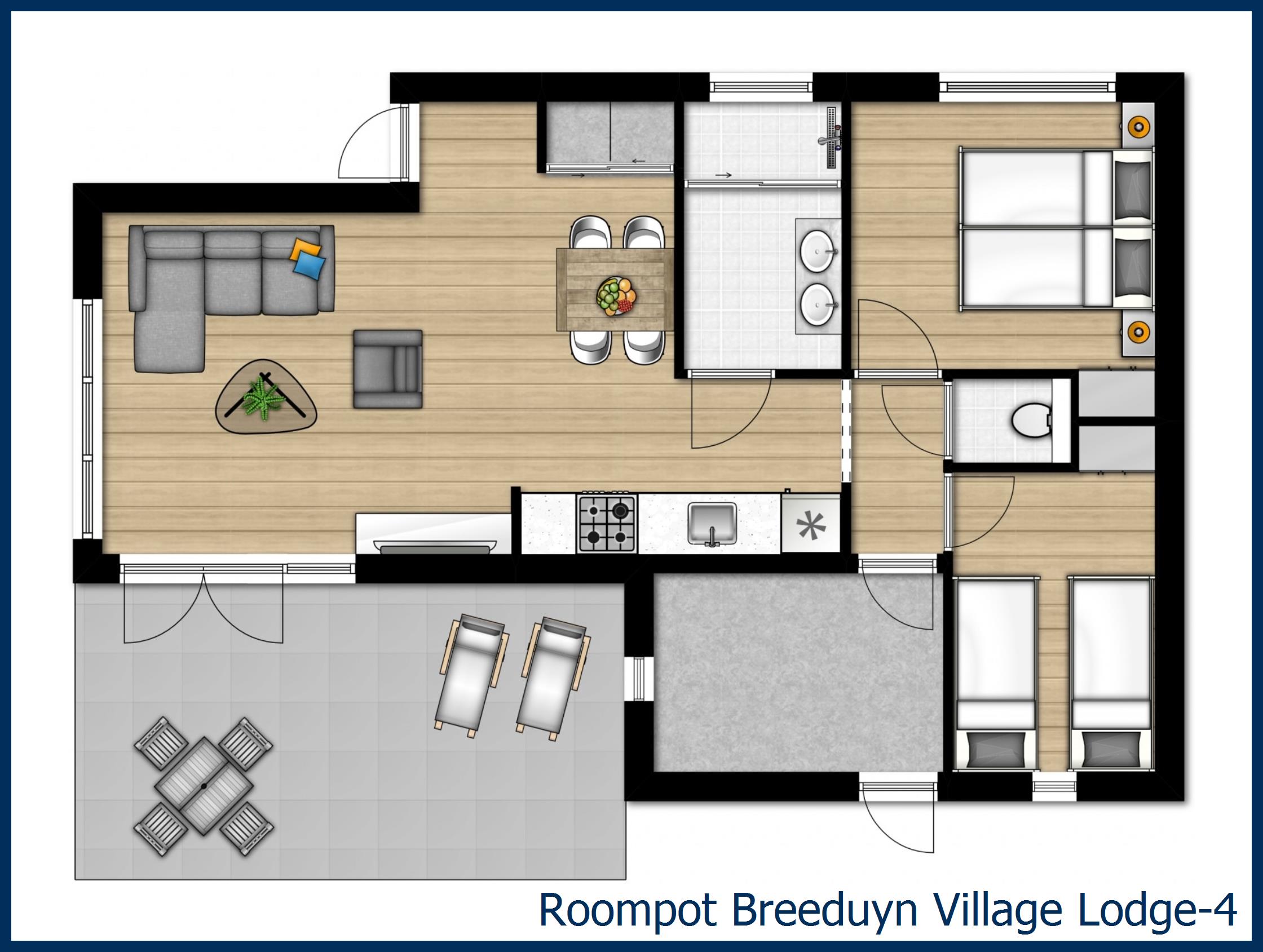 Lodge Lodge-4 in Breeduyn Village