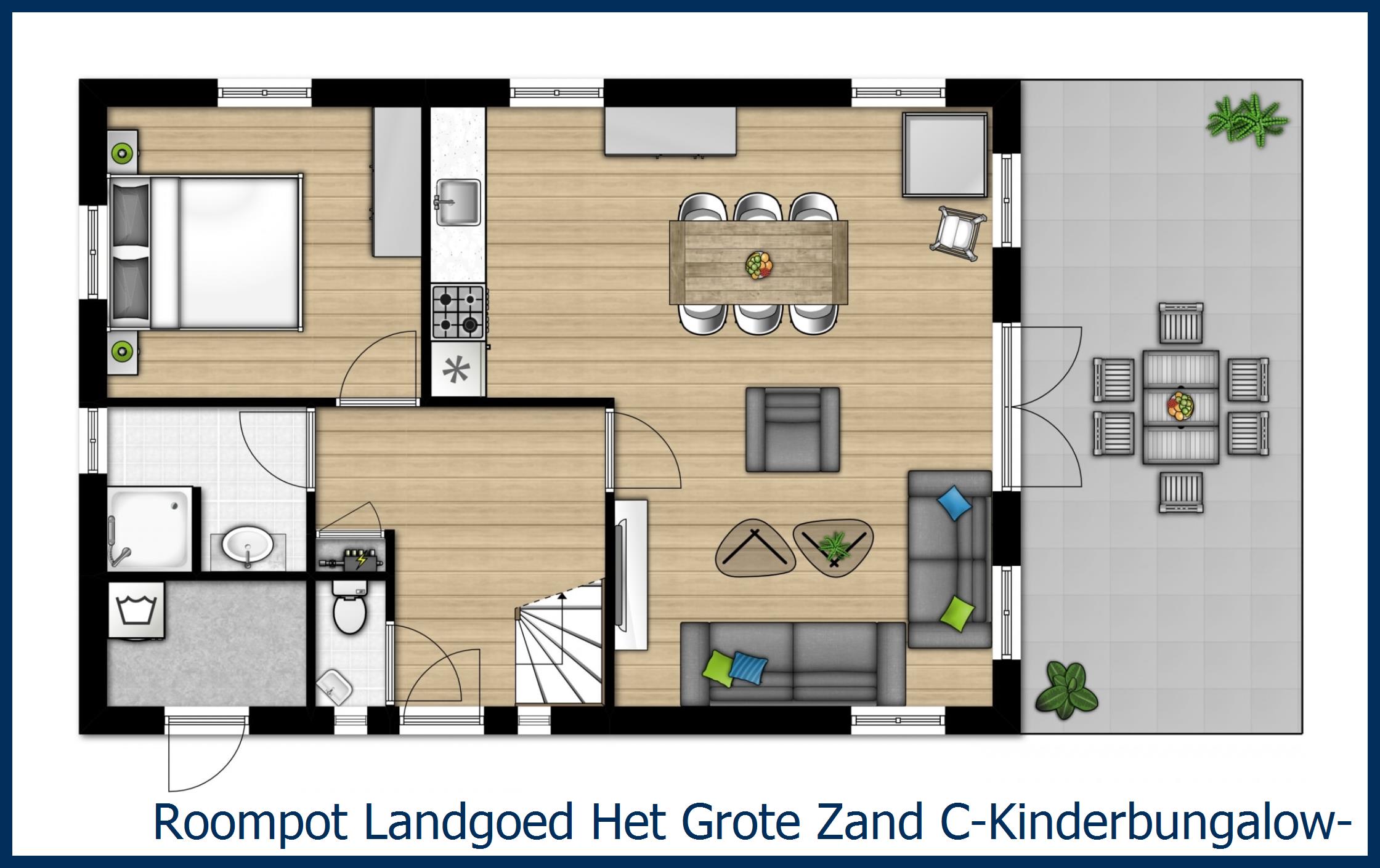 Bungalow C-Kinder-4 à Het Grote Zand
