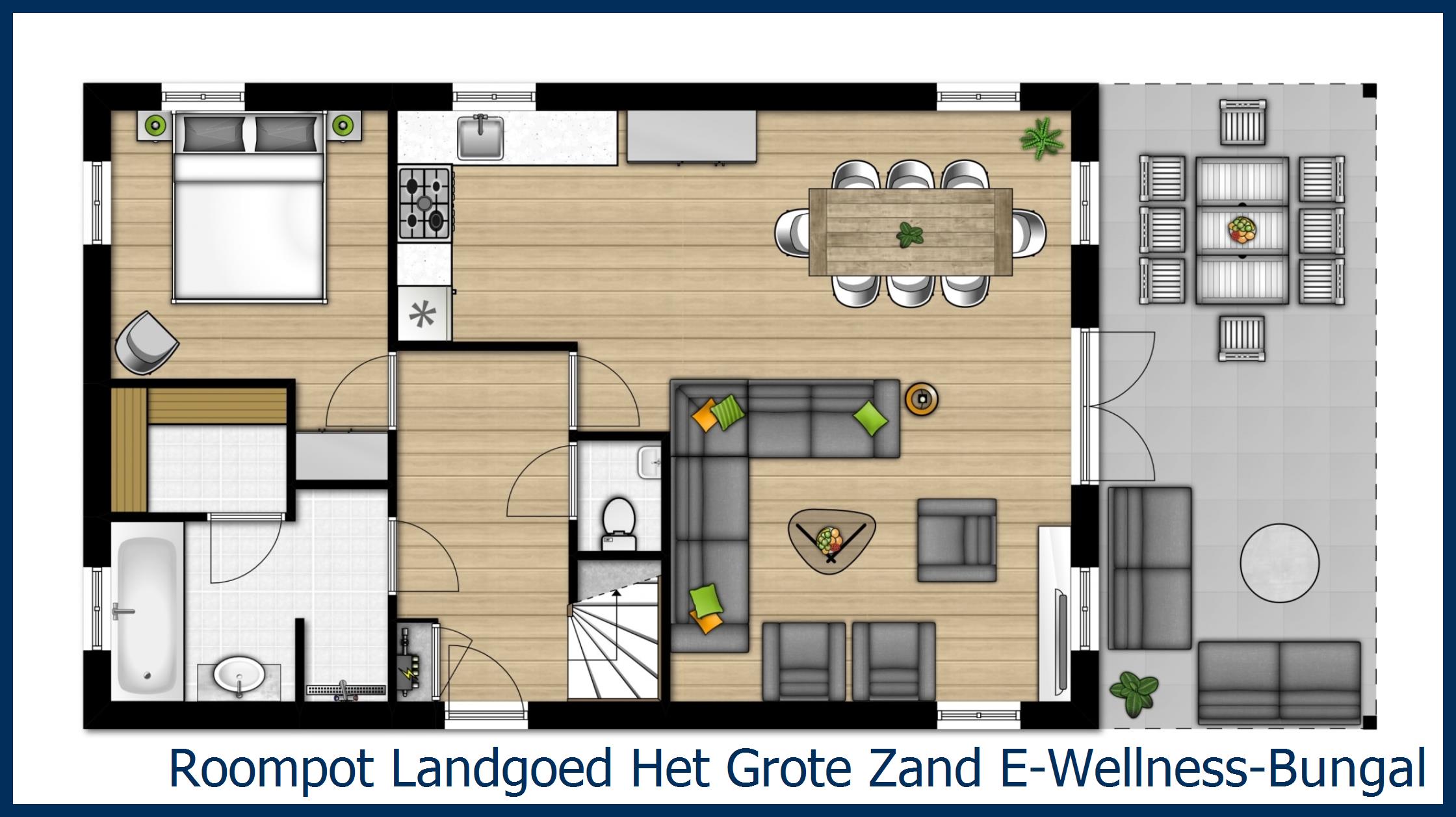 Bungalow E-Wellness--8 in Het Grote Zand