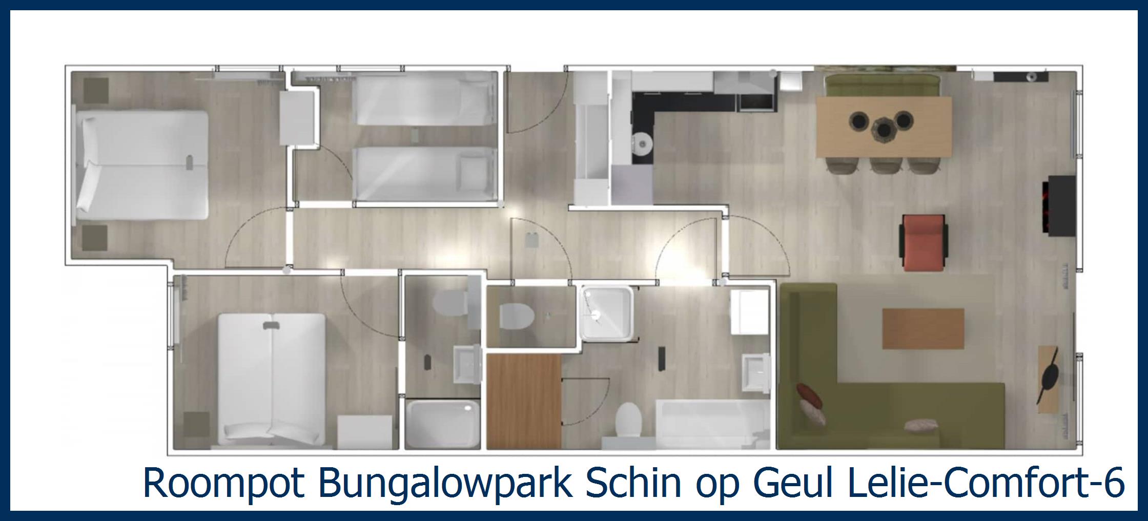 Bungalow Lelie-Comfort-6 à Schin op Geul
