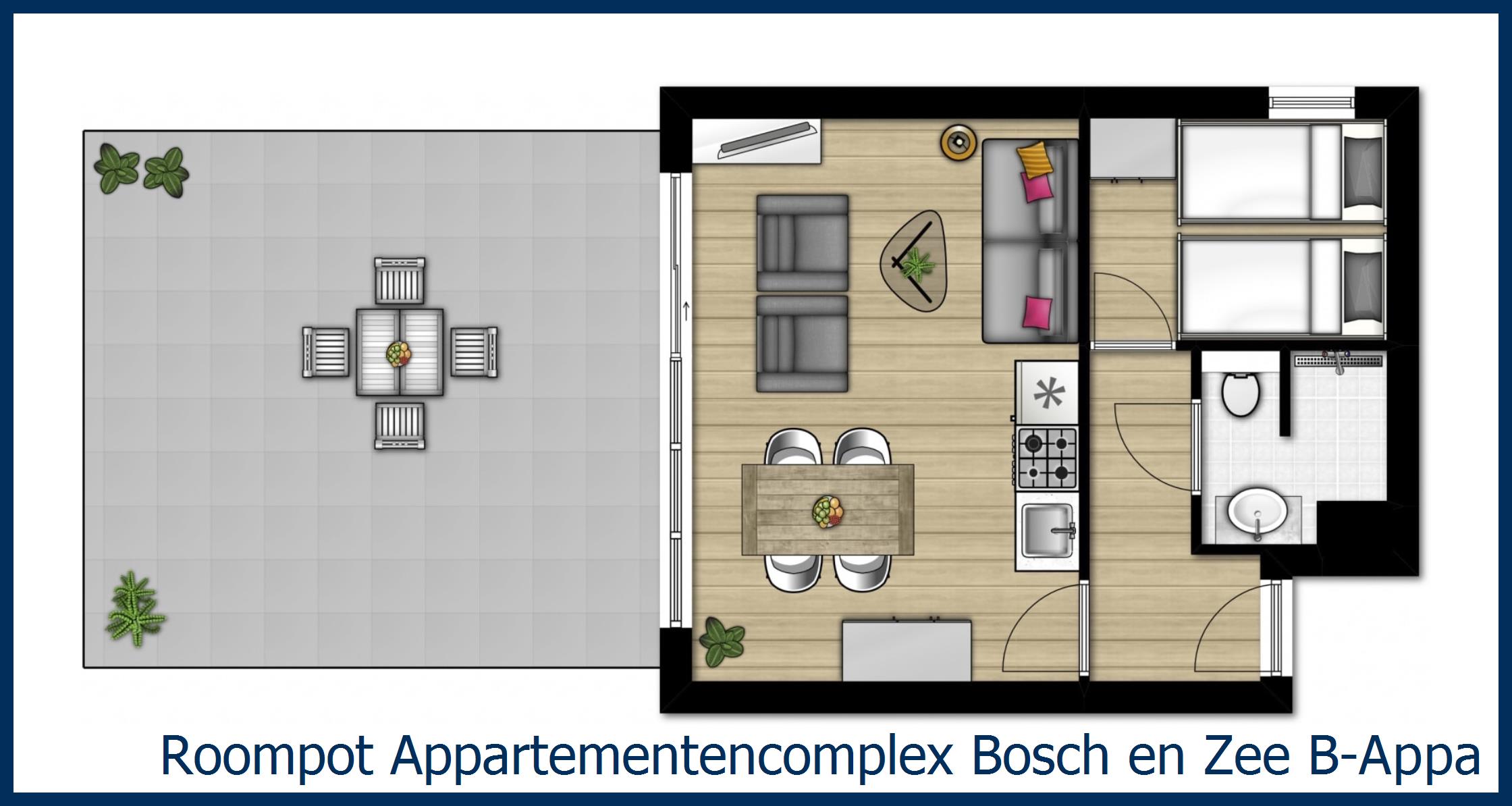 Appartement B--Comfort-4 in Bosch en Zee