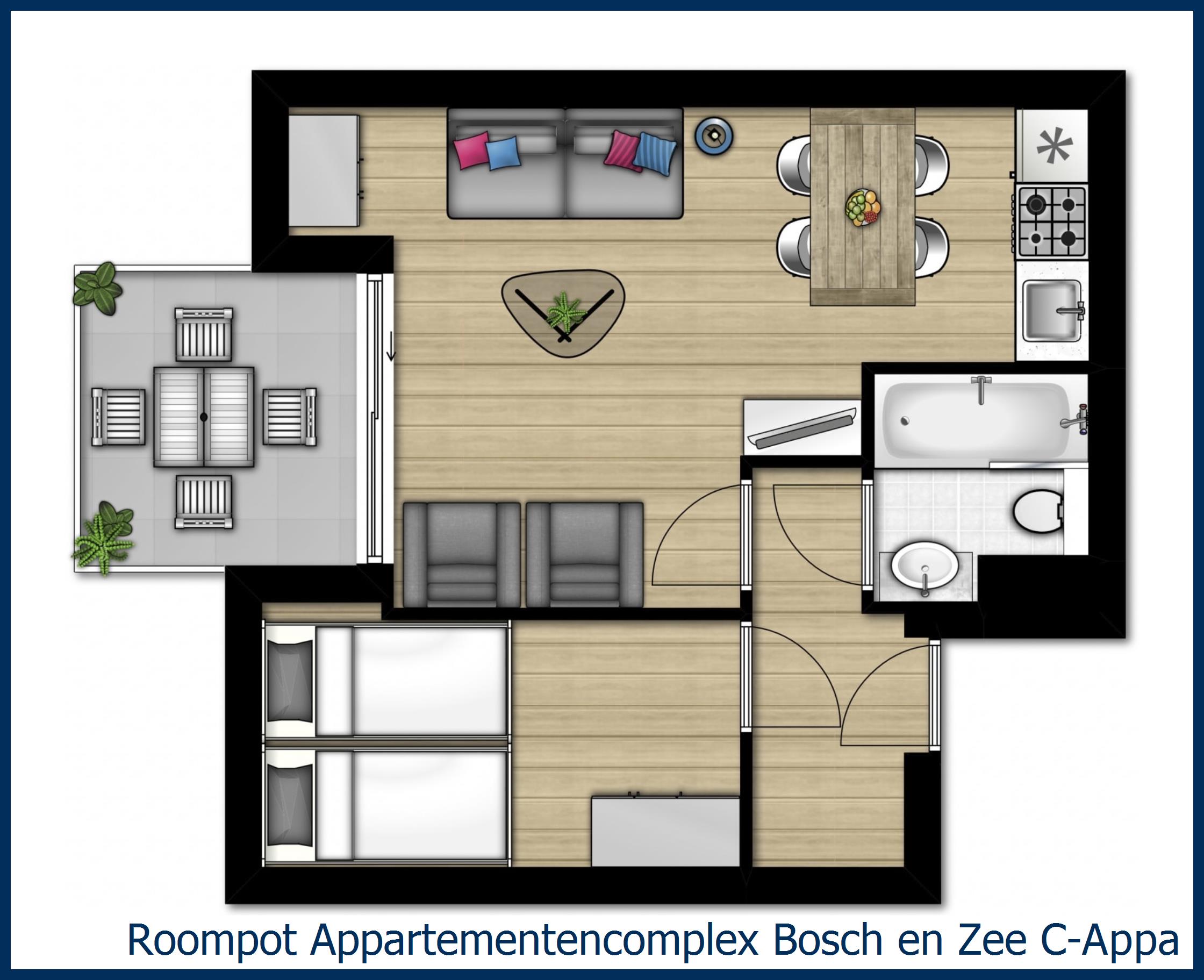 Appartement C--4 in Bosch en Zee