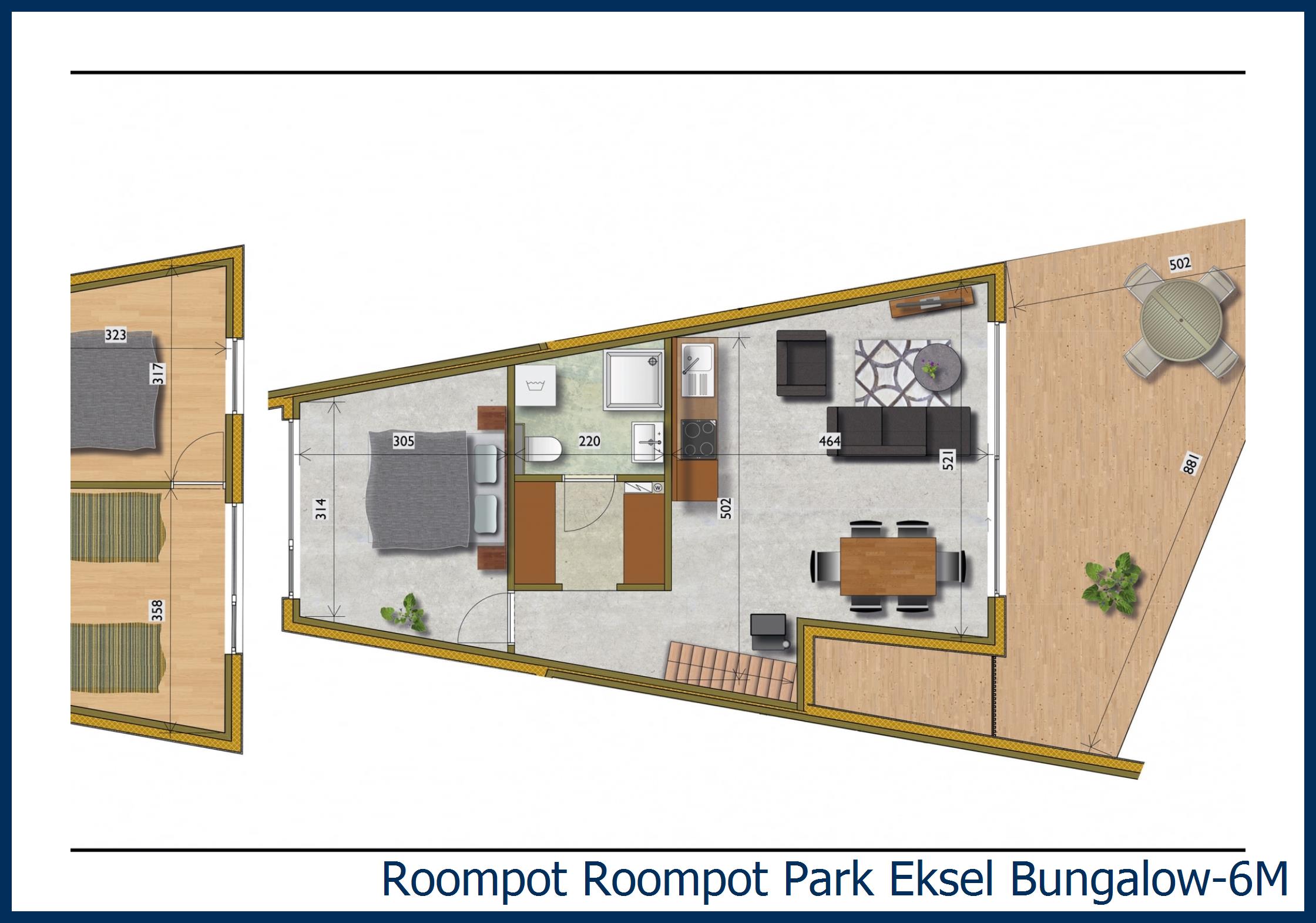 Bungalow 6M à Park Eksel