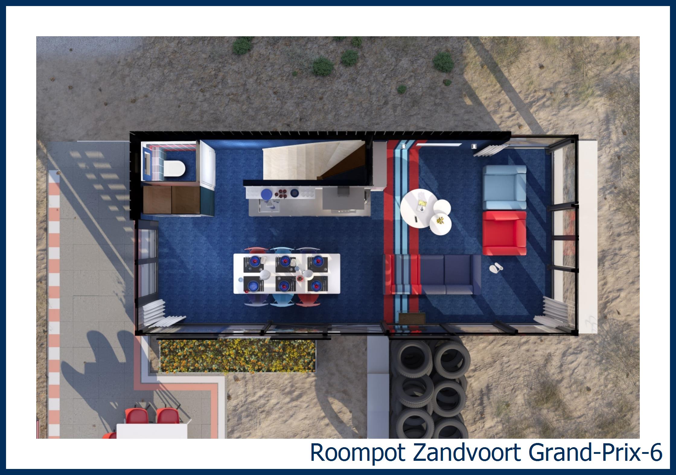 Lodge Grand-Prix-6 à Zandvoort (oud)