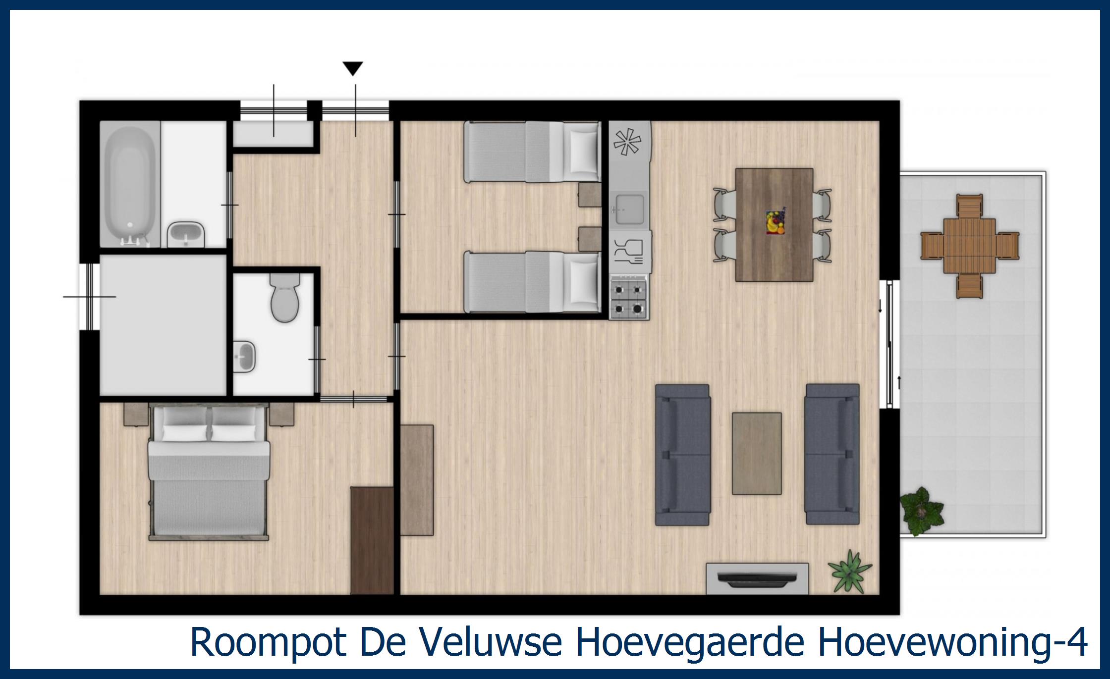 Bungalow Hoevewoning-4 à De Veluwse Hoevegaerde