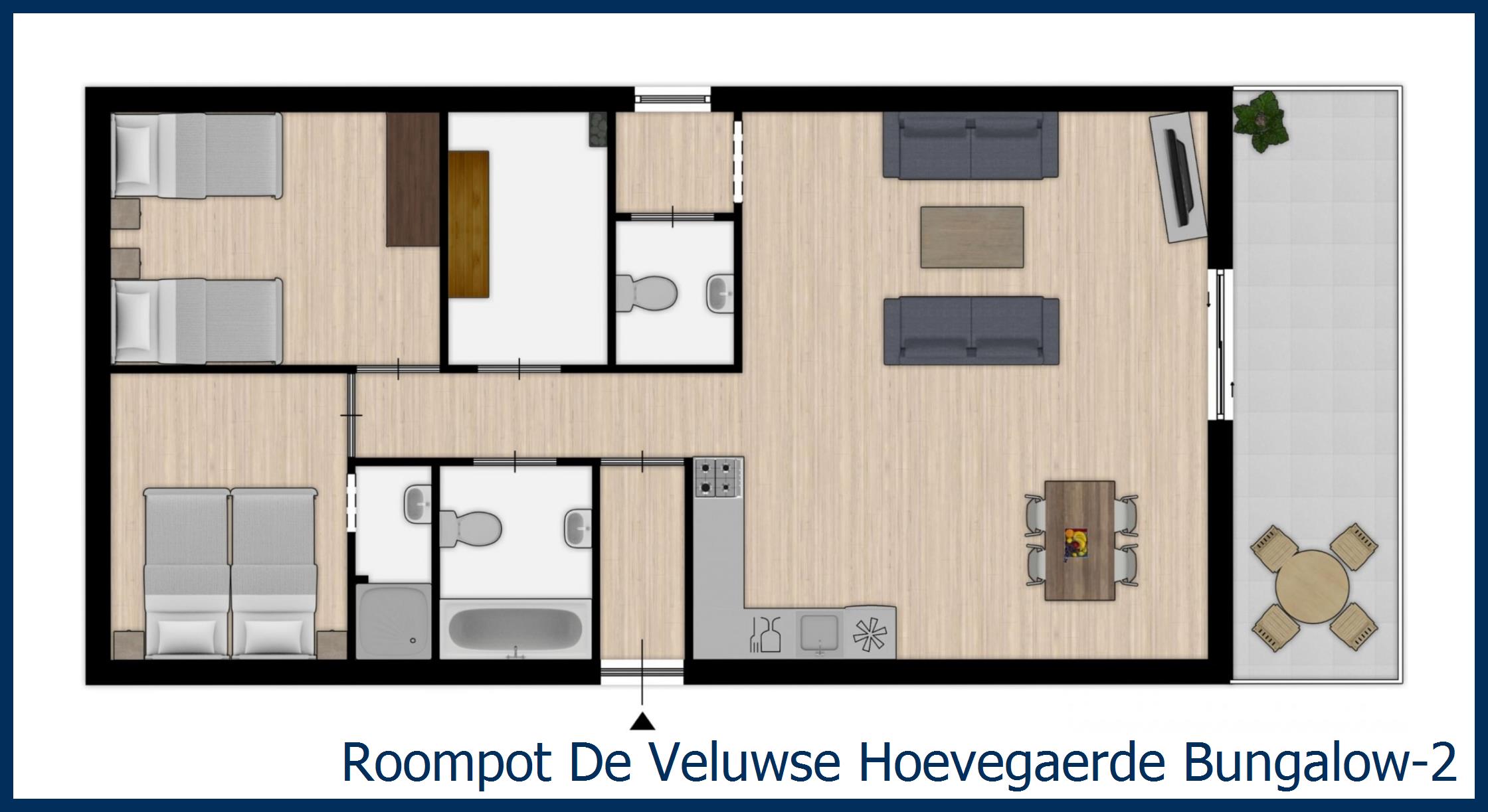 Bungalow 2 in De Veluwse Hoevegaerde