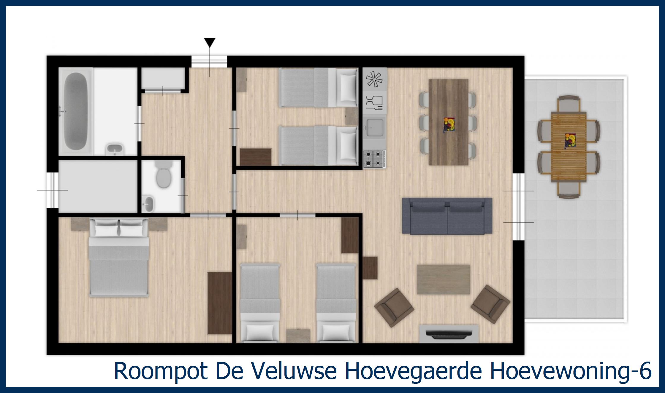 Bungalow Hoevewoning-6 in De Veluwse Hoevegaerde