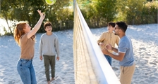 Beach-volley à Sunparks Kempense Meren
